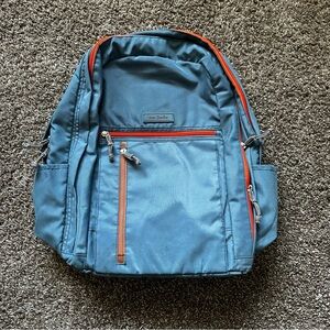 Vera Bradley Lighten Up Grand Backpack in Mineral Blue